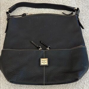Dooney & Bourke Black Leather Shoulder Bag